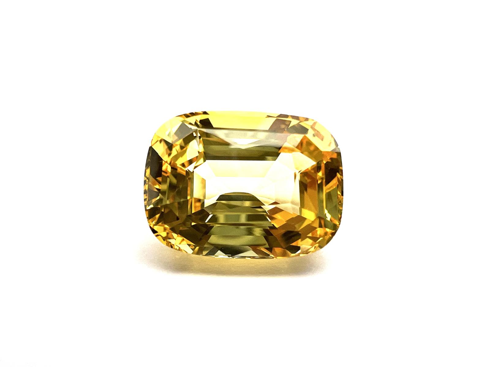 15.143 Carat Yellow Sapphire